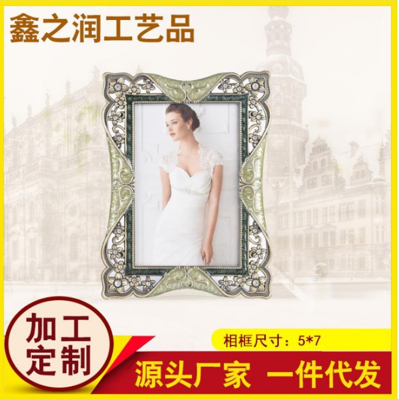 Новая рамка свадебного платья в Европе свадебное платье декоративная рамка металлическая эмаль